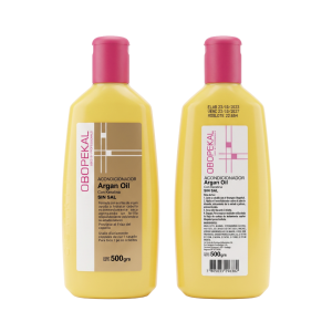 Acondicionador Obopekal Argan Oil con Keratina Sin Sal (500g) - Hidratación y Antifrizz
