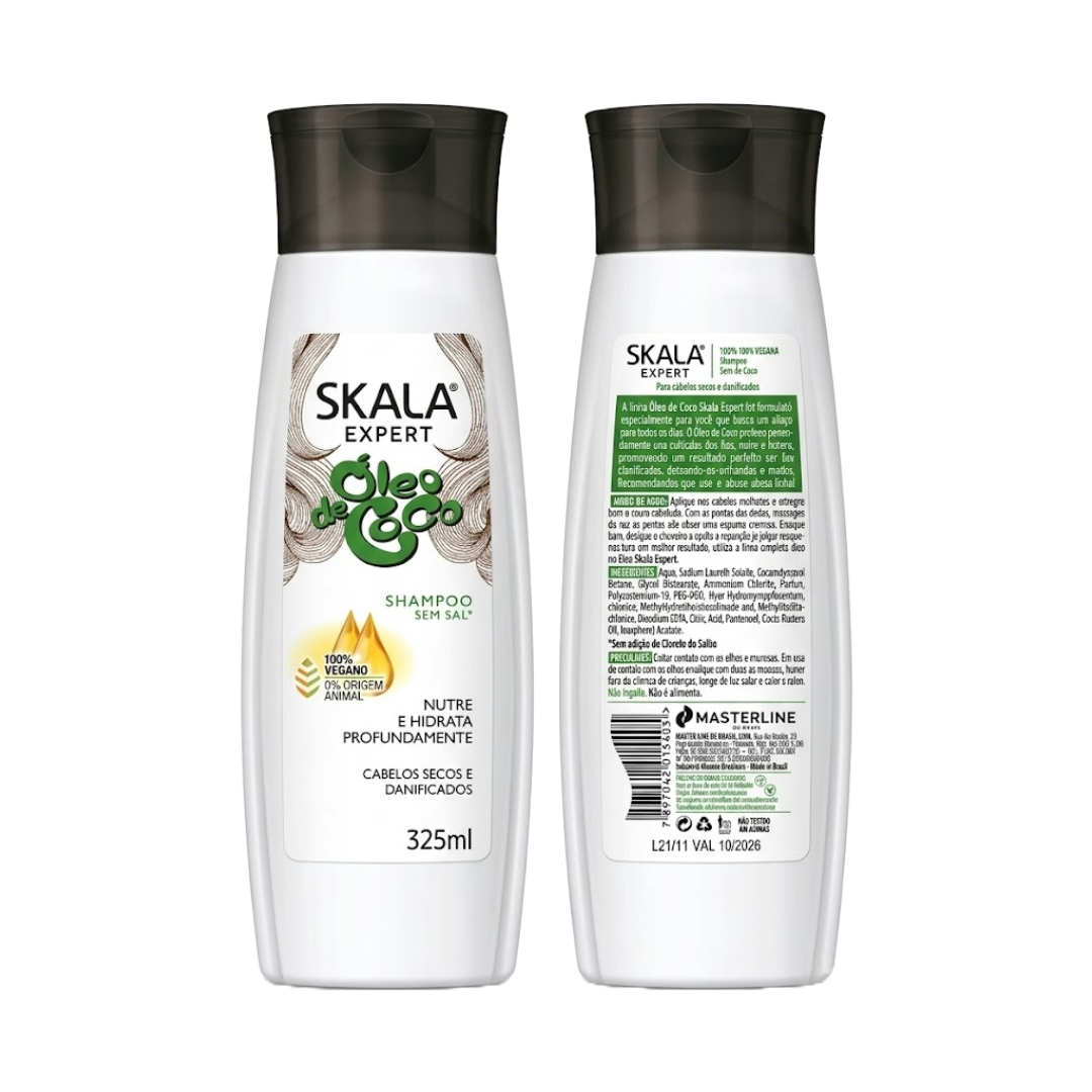Shampoo Skala Expert Óleo de Coco – Nutrición e Hidratación Profunda