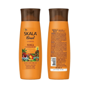 Shampoo Skala Brasil: Manga y Castaña de Pará (Hidratación y Brillo)