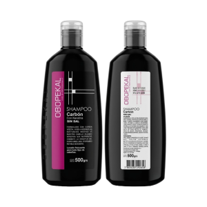 Shampoo OBOPEKAL Carbón Activado y Keratina – Detox Profesional